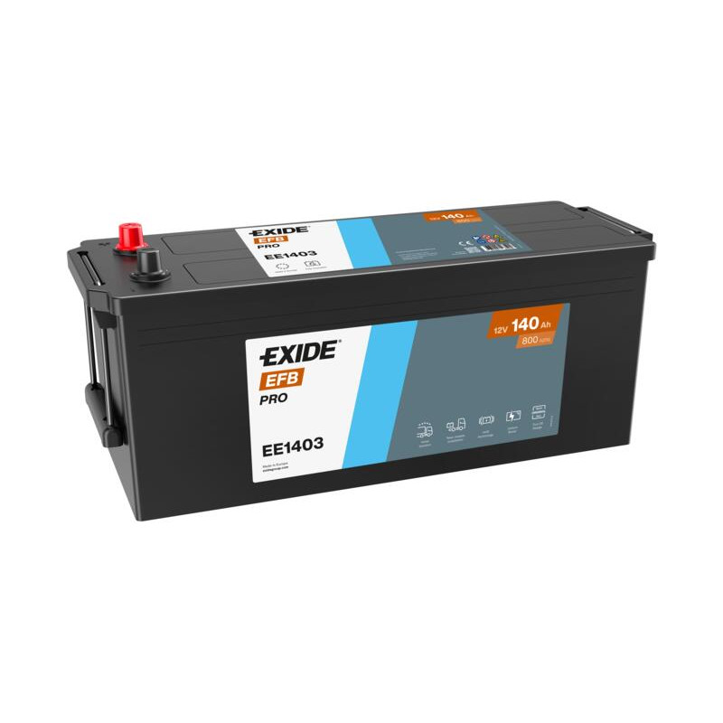 BATTERIE DEMARRAGE EFB 12V 140Ah-800A FULMEN / EXIDE