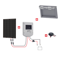 KIT ABRIS 20W 12V MPPT
