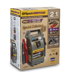 Booster Démarreur autonome GYSPACK HERITAGE - 6/12V