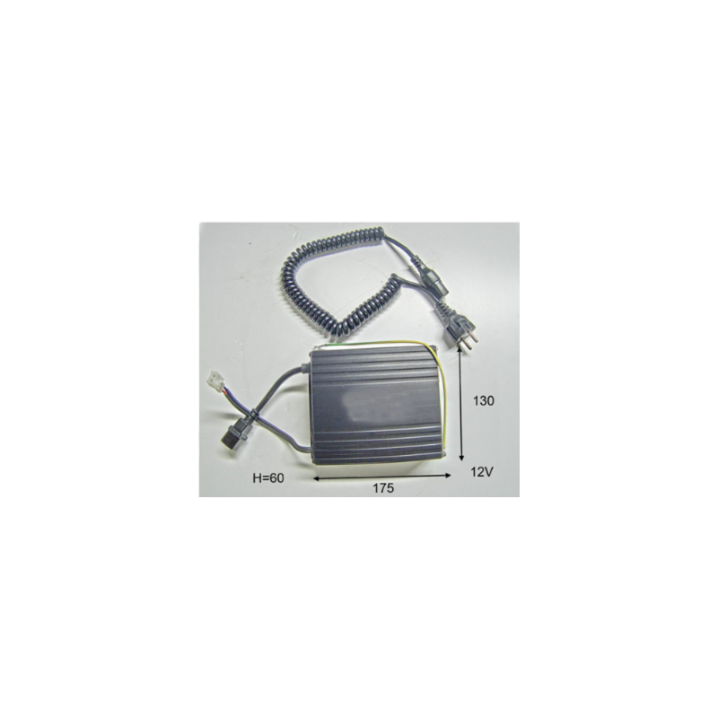 CHARGEUR BATTERIE HAUTE FREQUENCE 12-24V 10A HX10E '17 + CABLE SPIRALE